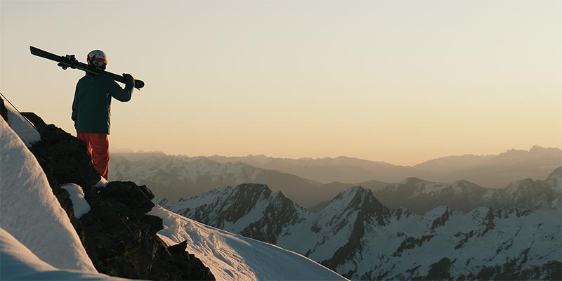 Skifahrer